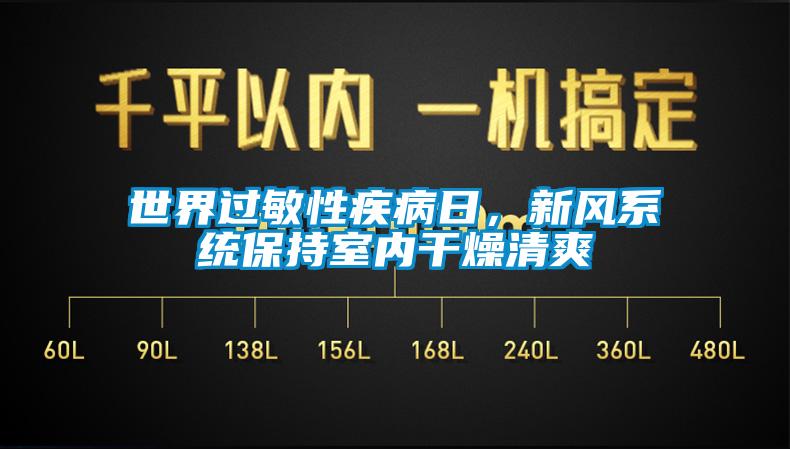 世界过敏性疾病日，新风系统保持室内干燥清爽