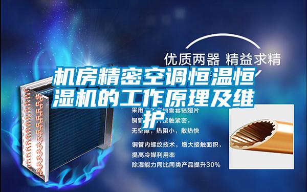 机房精密空调恒温恒湿机的工作原理及维护