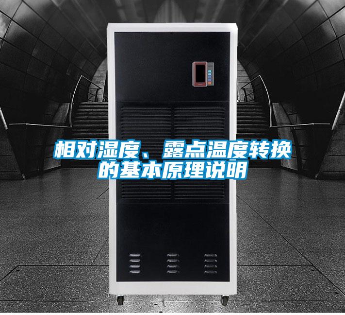 相对湿度、露点温度转换的基本原理说明
