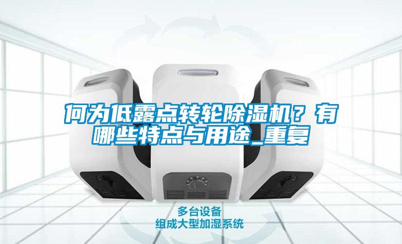 何为低露点转轮草莓视频APP在线？有哪些特点与用途_重复