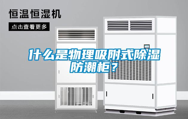 什么是物理吸附式除湿防潮柜？
