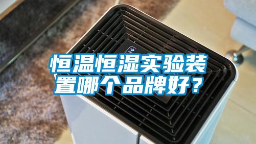 恒温恒湿实验装置哪个品牌好？