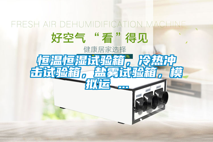恒温恒湿试验箱，冷热冲击试验箱，盐雾试验箱，模拟运 ...