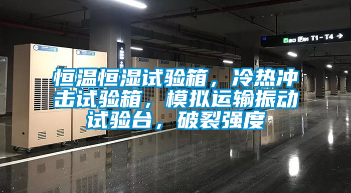 恒温恒湿试验箱，冷热冲击试验箱，模拟运输振动试验台，破裂强度