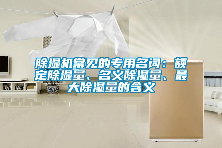 草莓视频APP在线常见的专用名词：额定除湿量、名义除湿量、最大除湿量的含义